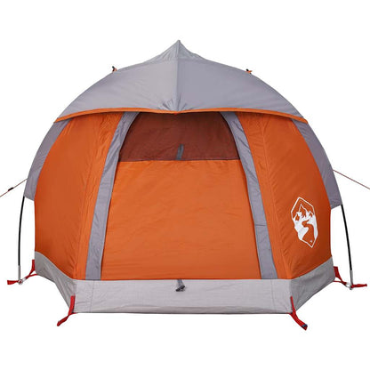 Kuppel-Campingzelt 1 Person Und Orange Wasserdicht