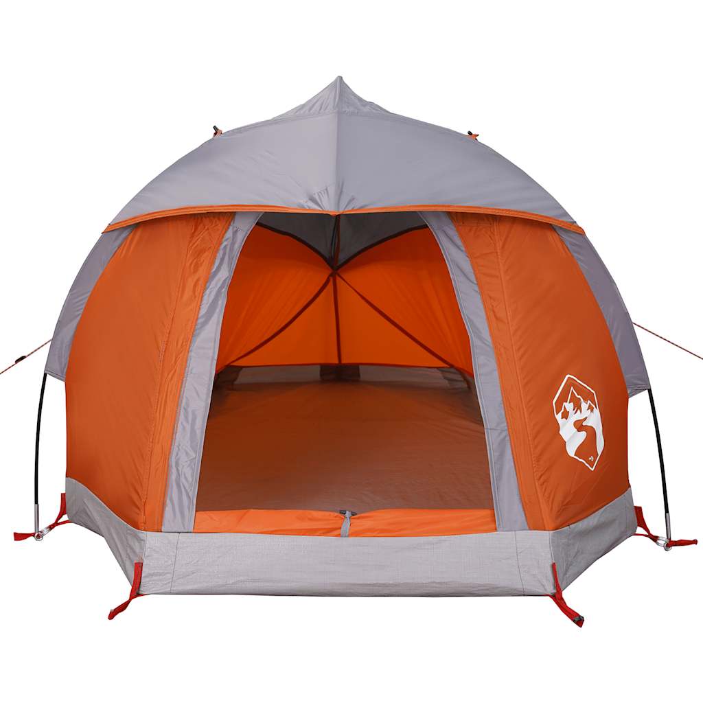 Kuppel-Campingzelt 1 Person Und Orange Wasserdicht