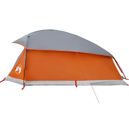 Kuppel-Campingzelt 1 Person Und Orange Wasserdicht