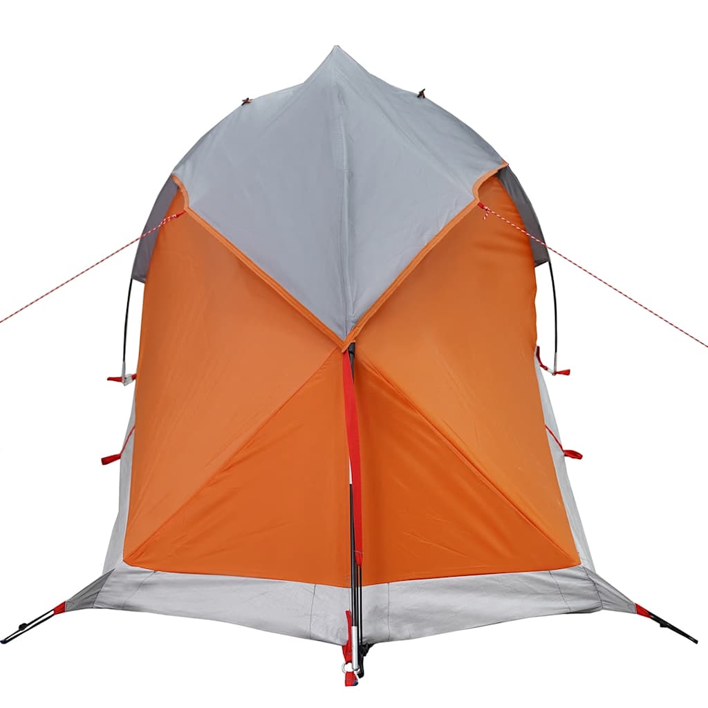 Kuppel-Campingzelt 1 Person Und Orange Wasserdicht