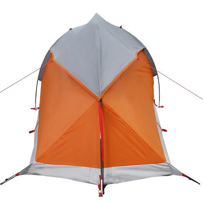 Kuppel-Campingzelt 1 Person Und Orange Wasserdicht