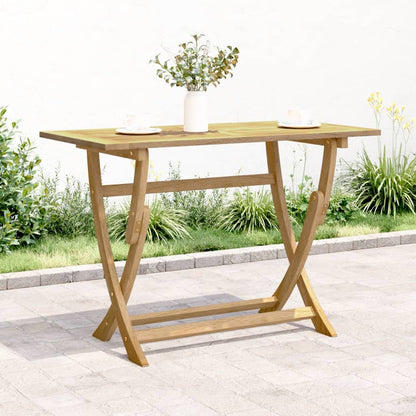 Klappbarer Gartentisch 120X70X75 Cm Massivholz Akazie