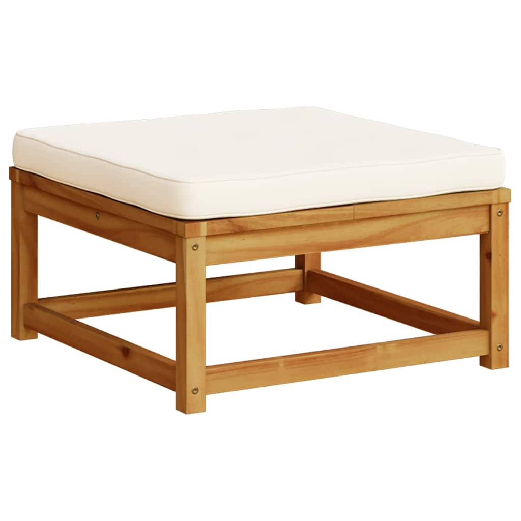 6-Tlg. Garten-Lounge-Set Mit Kissen Massivholz Akazie