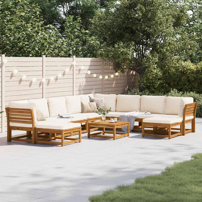 6-Tlg. Garten-Lounge-Set Mit Kissen Massivholz Akazie