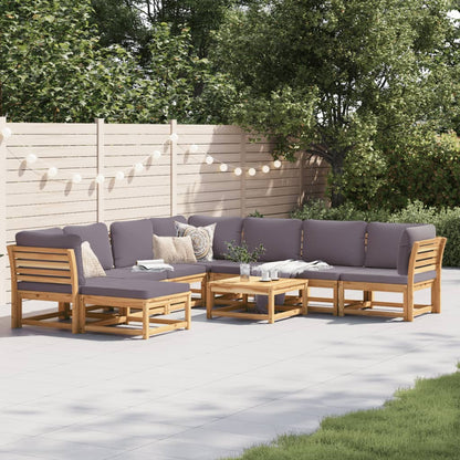 6-Tlg. Garten-Lounge-Set Mit Kissen Massivholz Akazie