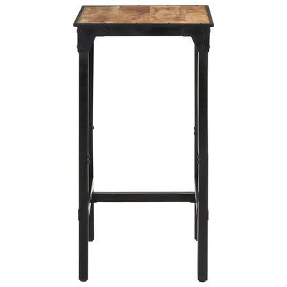 3-Tlg. Bar-Set Raues Mangoholz Und Metall