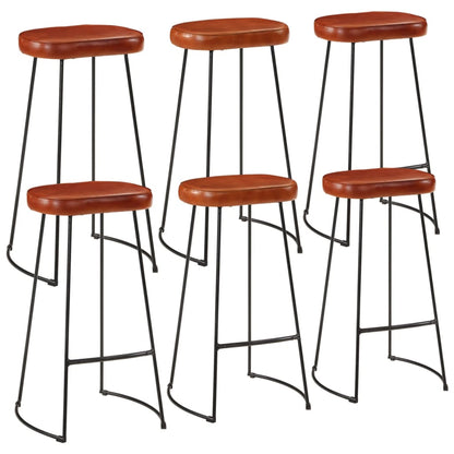 7-Tlg. Bar-Set Raues Mangoholz Und Metall