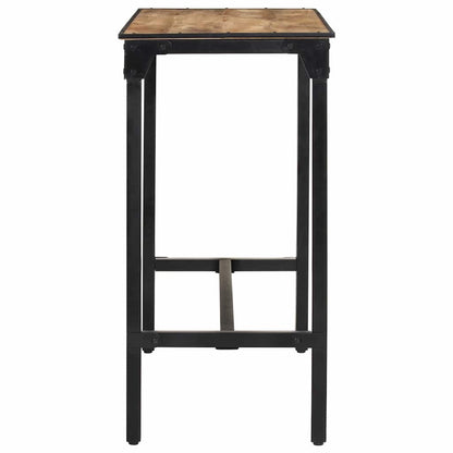 5-Tlg. Bar-Set Raues Mangoholz Und Metall Sonoma Eiche