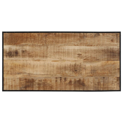 5-Tlg. Bar-Set Raues Mangoholz Und Metall