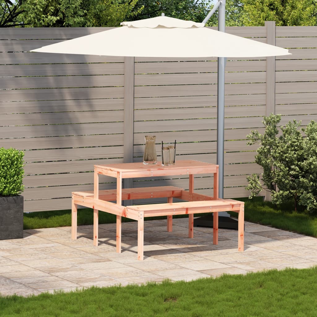 Picknicktisch 110X134X75 Cm Massivholz Douglasie
