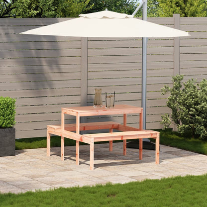 Picknicktisch 110X134X75 Cm Massivholz Douglasie