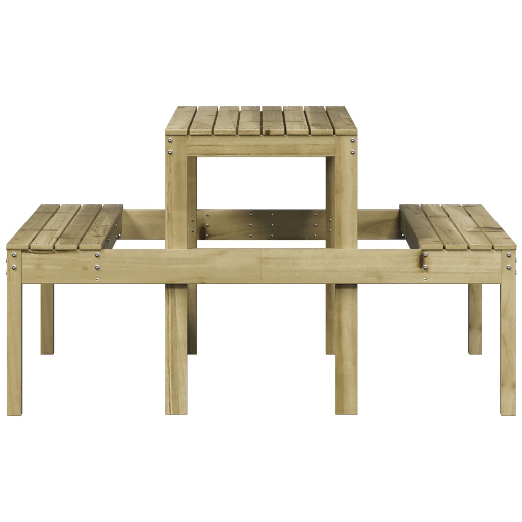 Picknicktisch 110X134X75 Cm Imprägniertes Kiefernholz