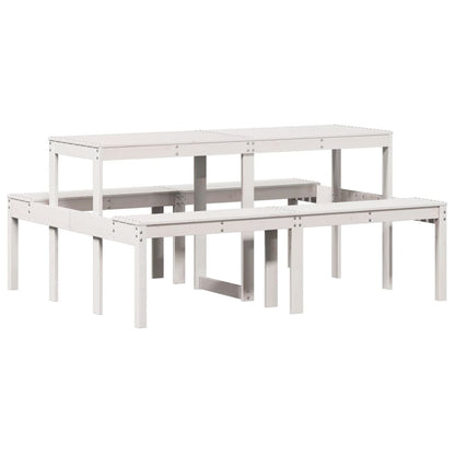 Picknicktisch 160X134X75 Cm Massivholz Kiefer