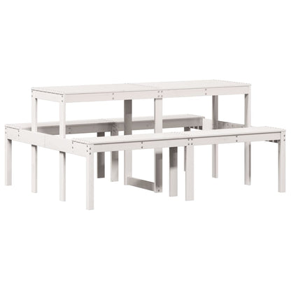 Picknicktisch 160X134X75 Cm Massivholz Kiefer