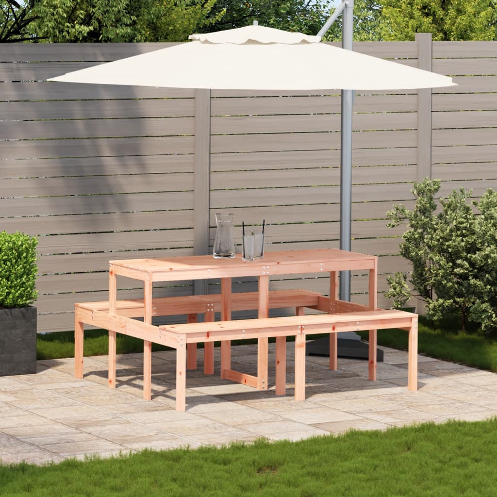 Picknicktisch 160X134X75 Cm Massivholz Douglasie