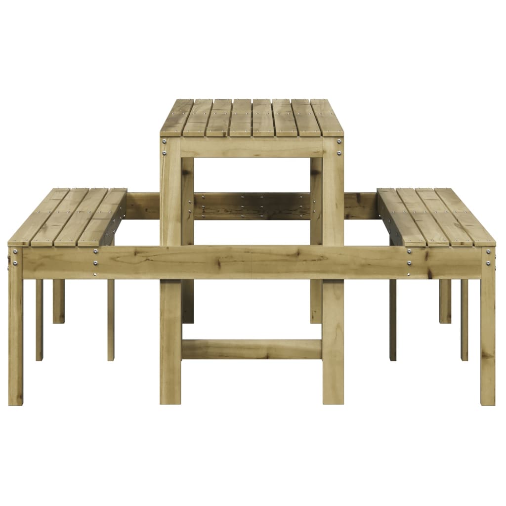 Picknicktisch 160X134X75 Cm Imprägniertes Kiefernholz