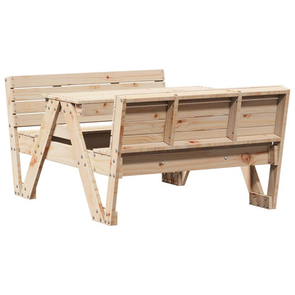 Picknicktisch Für Kinder 88X122X58 Cm Massivholz Kiefer