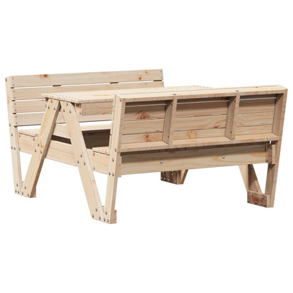 Picknicktisch Für Kinder 88X122X58 Cm Massivholz Kiefer