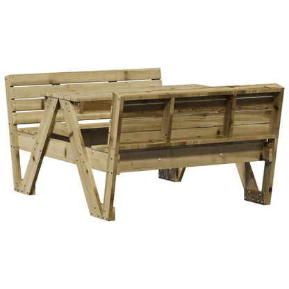 Picknicktisch Für Kinder 88X122X58 Cm Imprägniertes Kiefernholz
