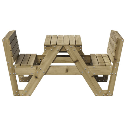 Picknicktisch Für Kinder 88X122X58 Cm Imprägniertes Kiefernholz
