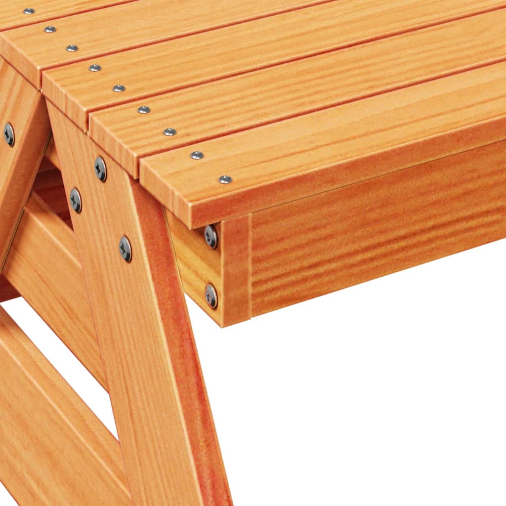 Picknicktisch Für Kinder 88X97X52 Cm Massivholz