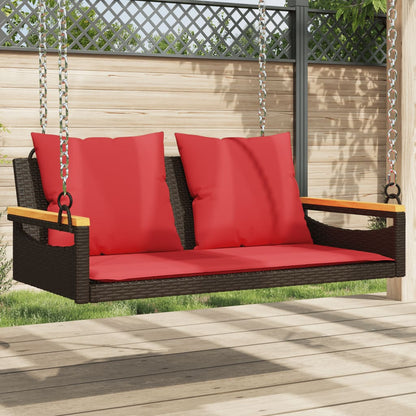 Hängesessel Mit Kissen 63X62X40 Cm Poly Rattan