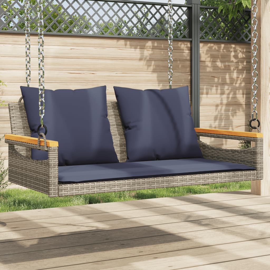 Hängesessel Mit Kissen 63X62X40 Cm Poly Rattan