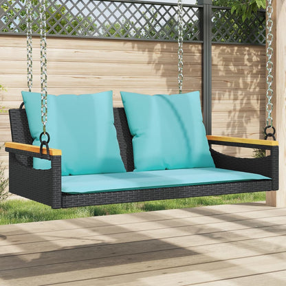 Hängesessel Mit Kissen 63X62X40 Cm Poly Rattan