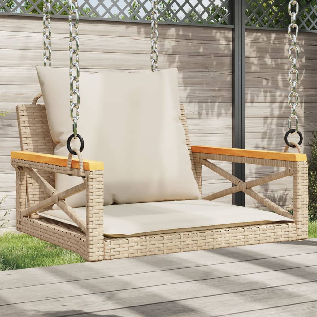 Hängesessel 63X62X40 Cm Poly Rattan