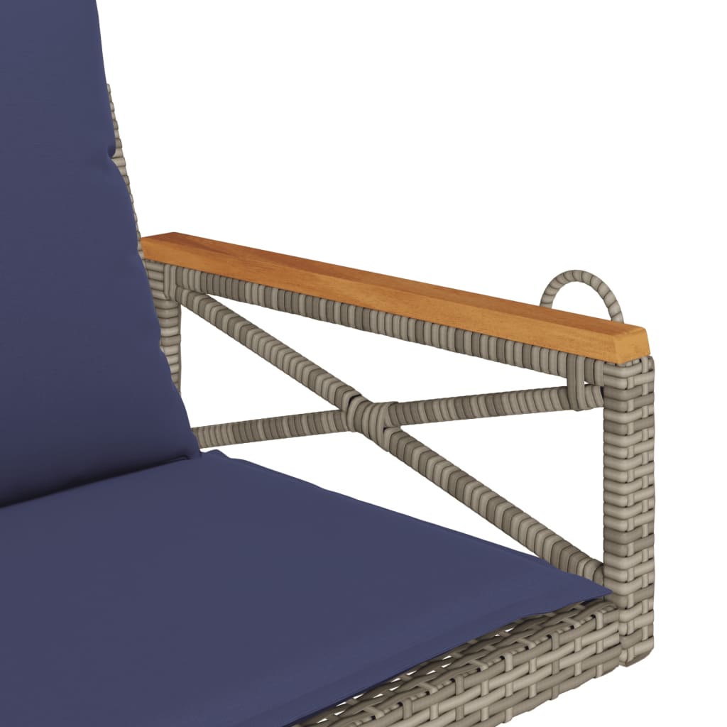Hängesessel Mit Kissen 63X62X40 Cm Poly Rattan