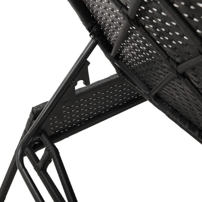 Sonnenliege Mit Auflage Poly-Rattan