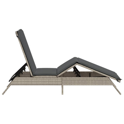 Sonnenliege Mit Auflage Poly Rattan