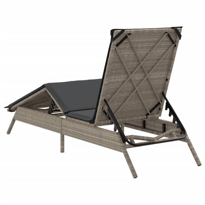 Sonnenliege Mit Auflage Poly Rattan