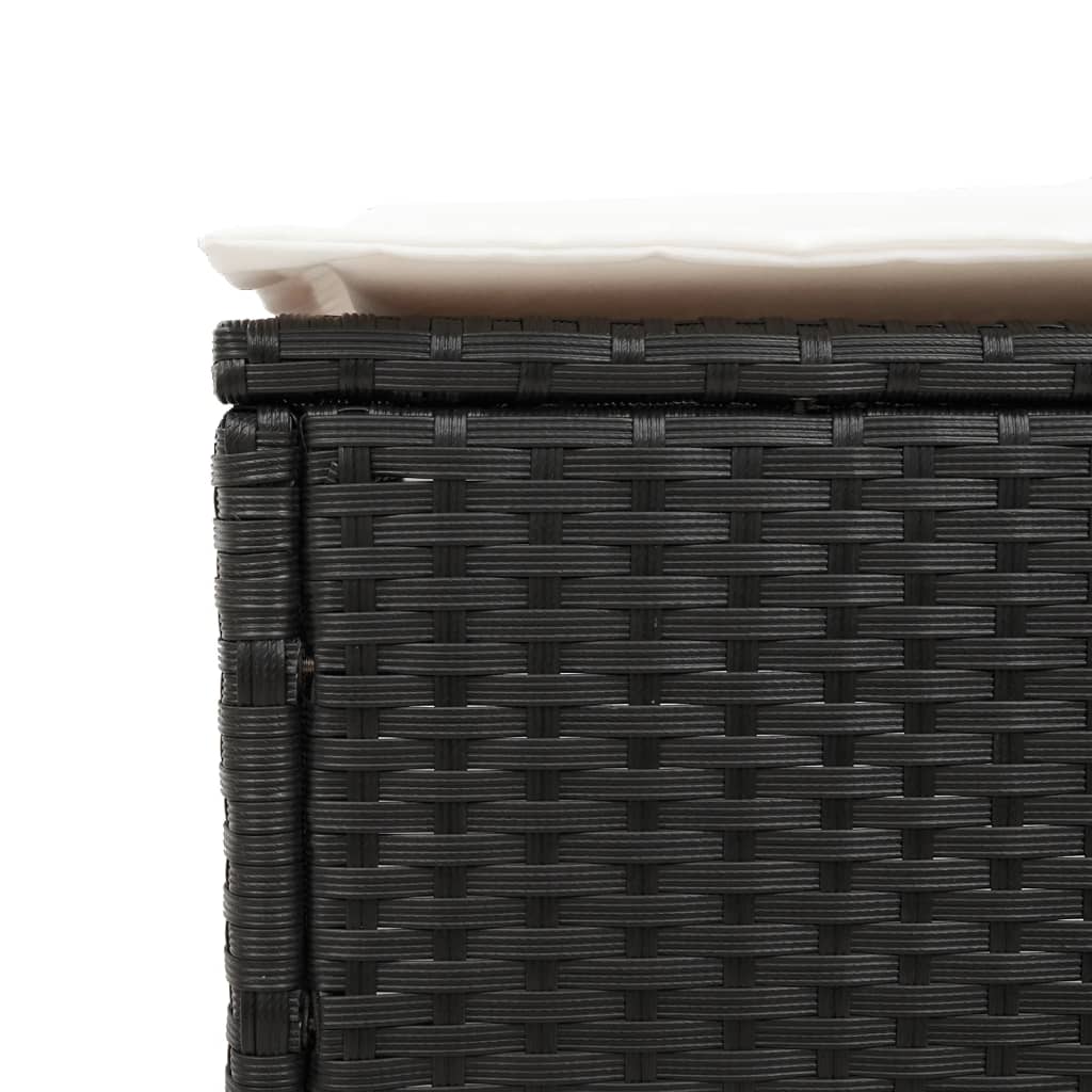 Sonnenliege Mit Auflage Poly-Rattan