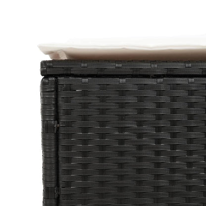 Sonnenliege Mit Auflage Poly-Rattan