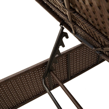 Sonnenliege Mit Auflage Poly Rattan
