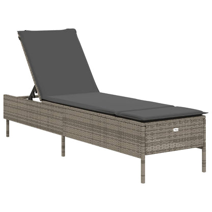 Sonnenliege Mit Auflage Poly Rattan