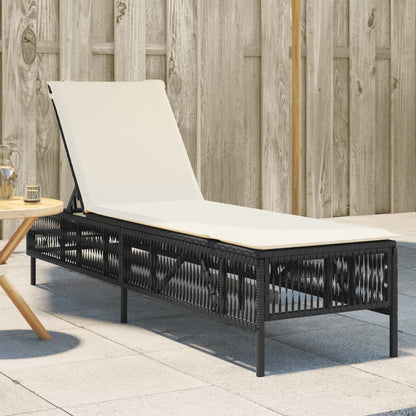 Sonnenliege Mit Auflage Poly-Rattan