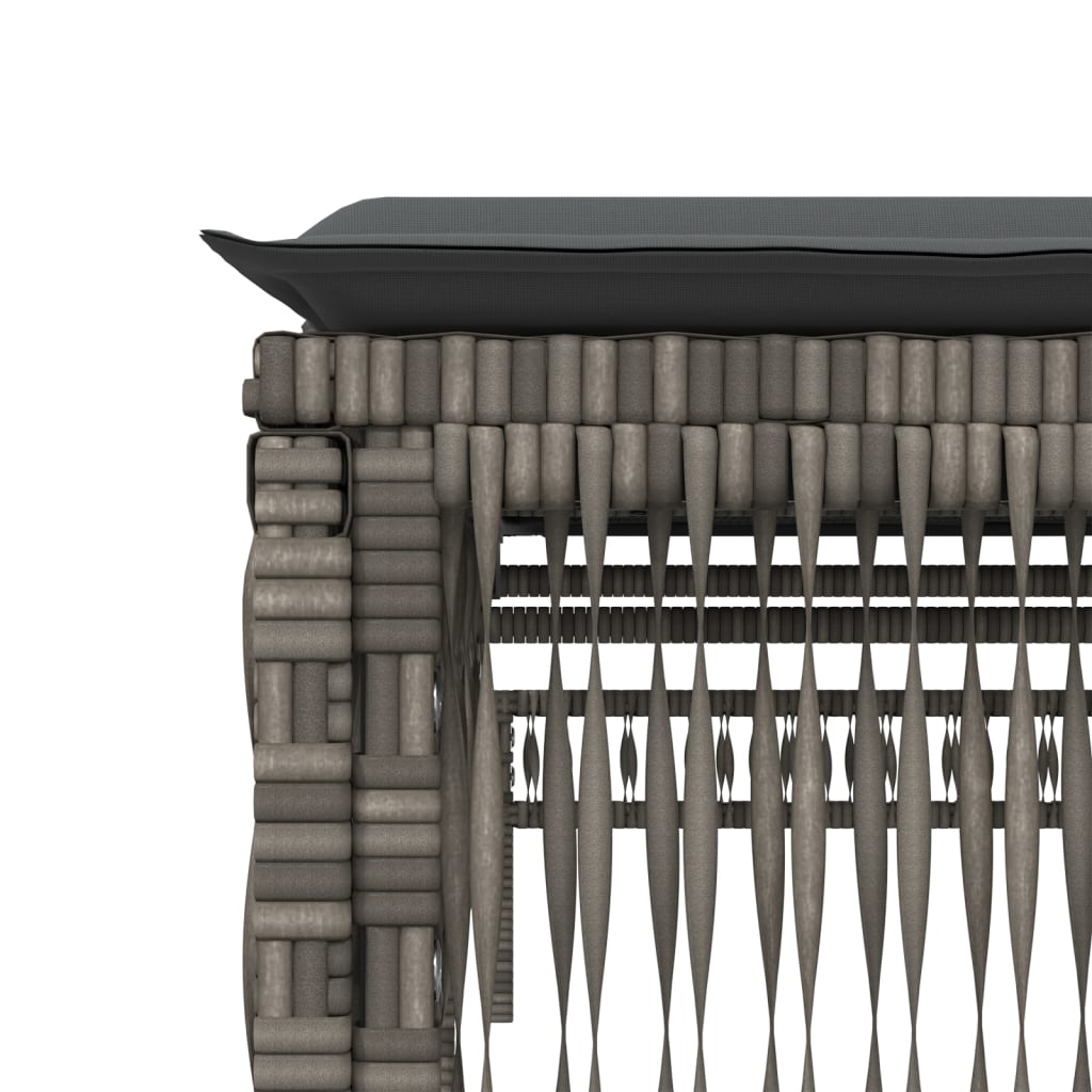 Sonnenliege Mit Auflage Poly Rattan