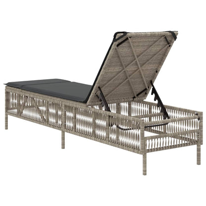 Sonnenliege Mit Auflage Poly Rattan