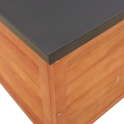 Gartenbox Massivholz Eukalyptus