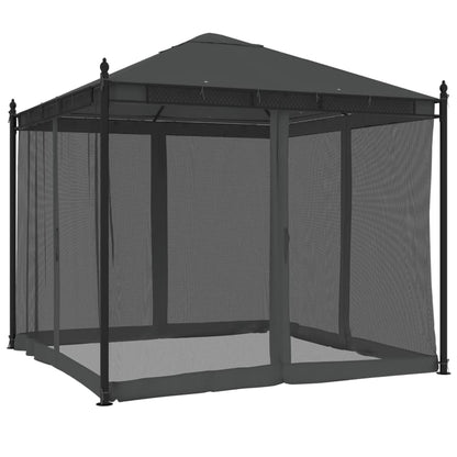 Pavillon Mit Netzwänden 2,93X2,93 M Stahl