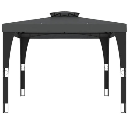 Pavillon Mit Doppeldach 2,98X2,98 M Stahl