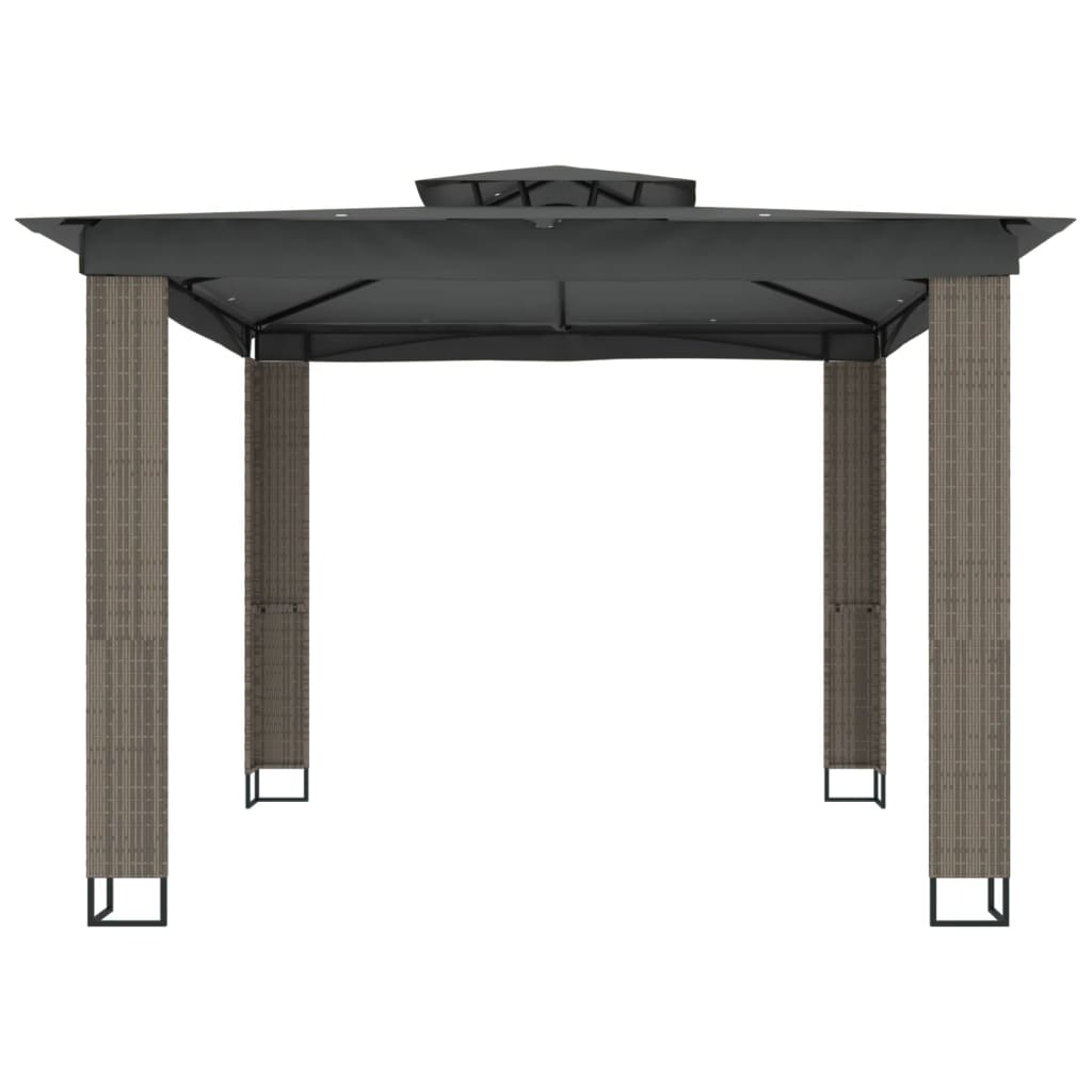 Pavillon Mit Doppeldach 2,94X2,94 M Stahl