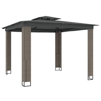 Pavillon Mit Doppeldach 2,94X2,94 M Stahl
