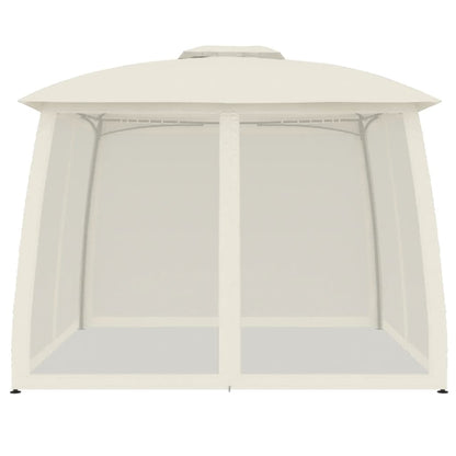 Pavillon Mit Doppeldach & Netzwänden 2,93X2,93 M Stahl