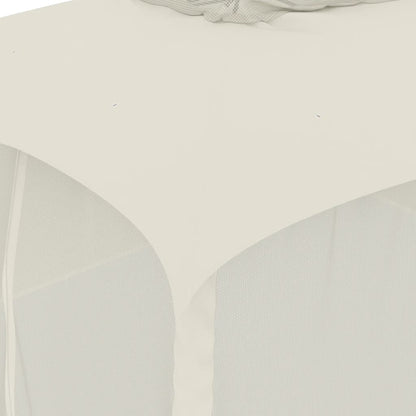 Pavillon Mit Doppeldach & Netzwänden 3,93X2,93 M Stahl