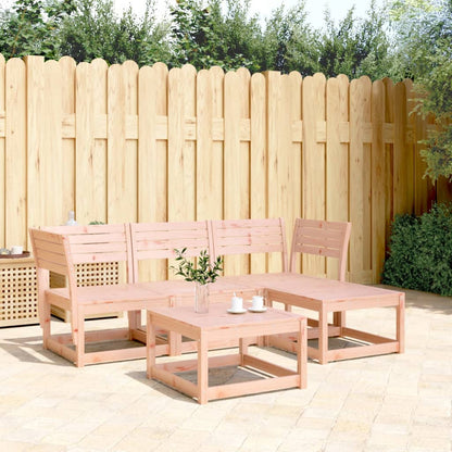 4-Tlg. Garten-Lounge-Set Massivholz Douglasie