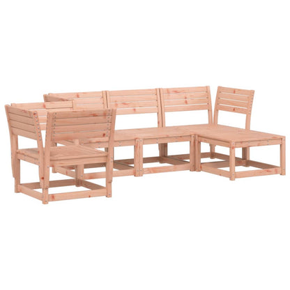5-Tlg. Garten-Lounge-Set Massivholz Douglasie