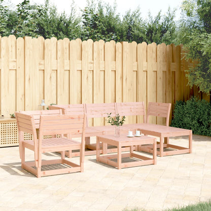 5-Tlg. Garten-Lounge-Set Massivholz Douglasie